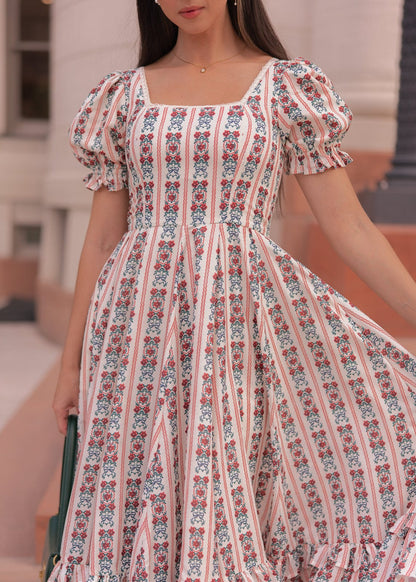 chic size inclusive model wearing JessaKae Rue Dress