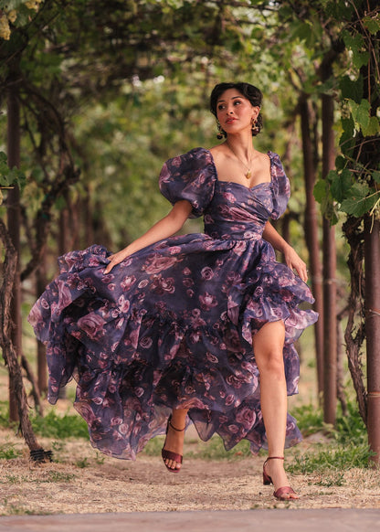 chic size inclusive model wearing JessaKae Saint Dress