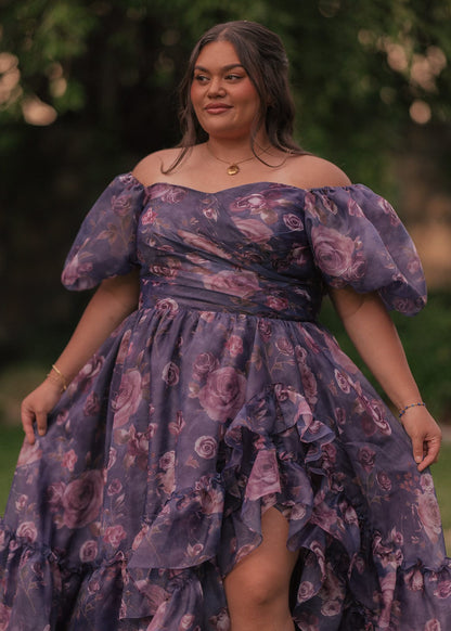 chic size inclusive model wearing JessaKae Saint Dress