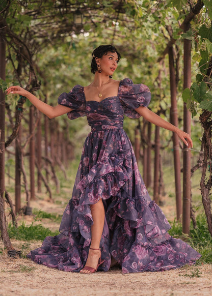 chic size inclusive model wearing JessaKae Saint Dress