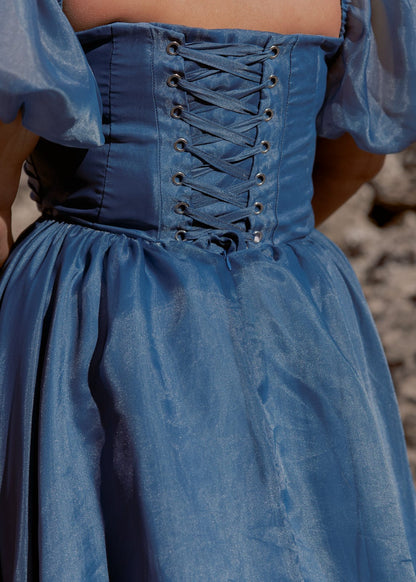 chic size inclusive model wearing JessaKae Saint Dress