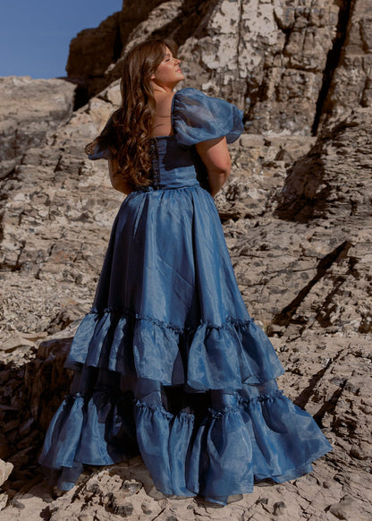 chic size inclusive model wearing JessaKae Saint Dress