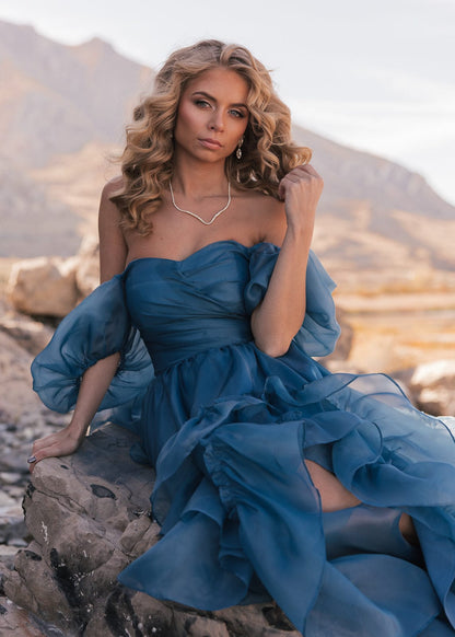 chic size inclusive model wearing JessaKae Saint Dress