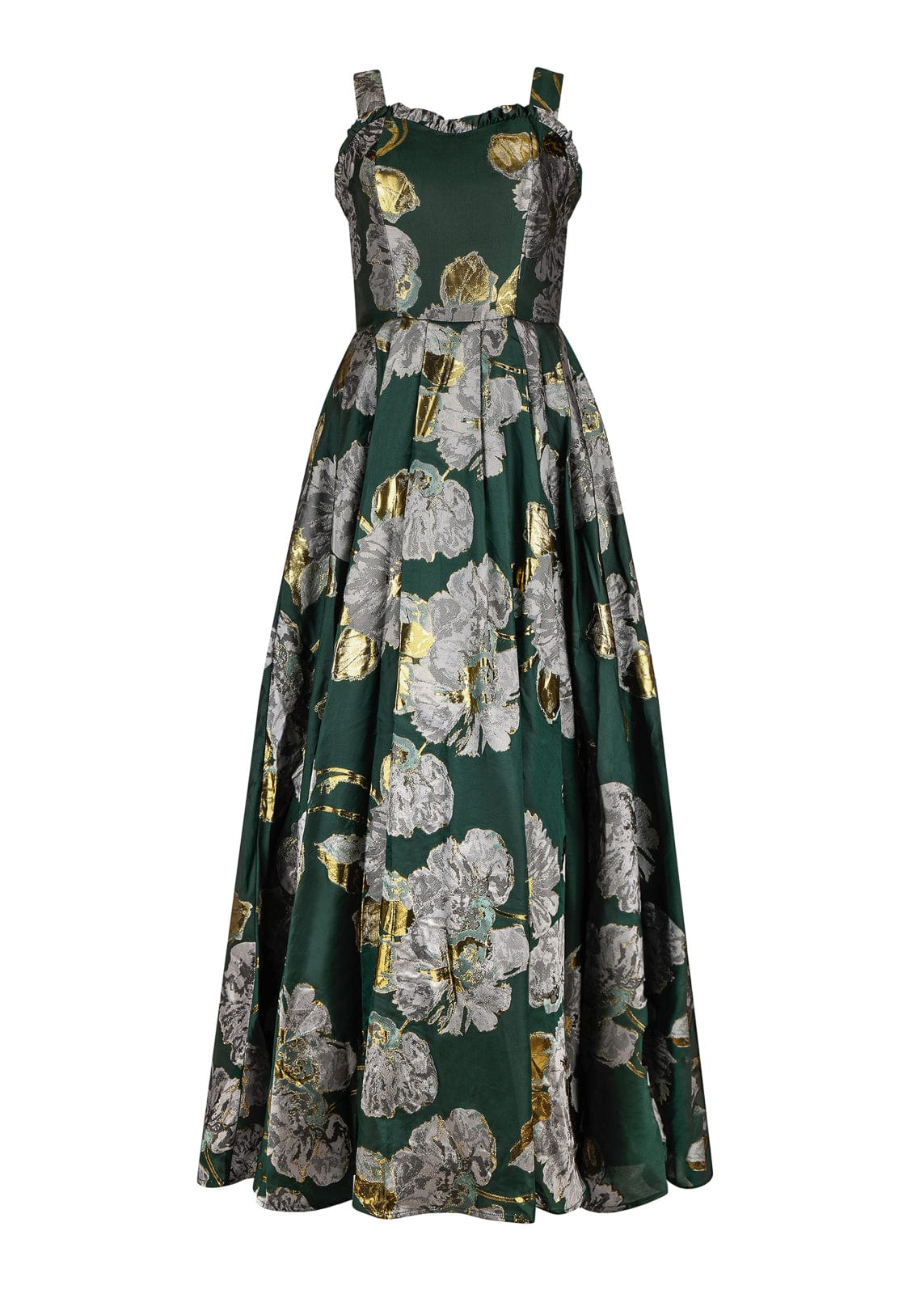 chic size inclusive model wearing JessaKae Selene Dress