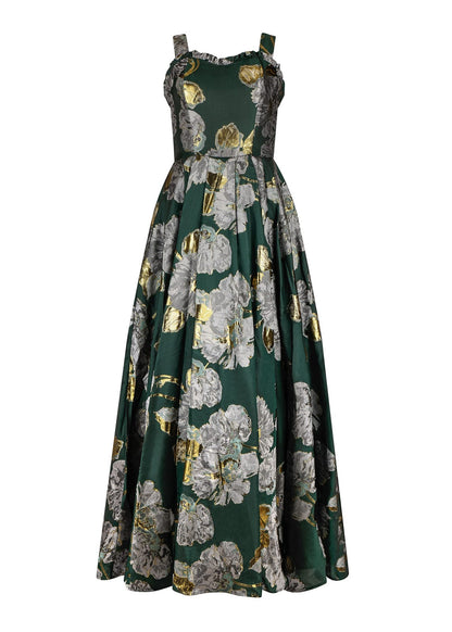 chic size inclusive model wearing JessaKae Selene Dress