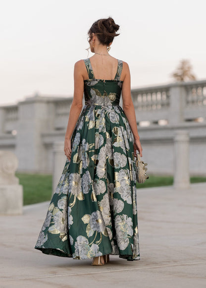 chic size inclusive model wearing JessaKae Selene Dress