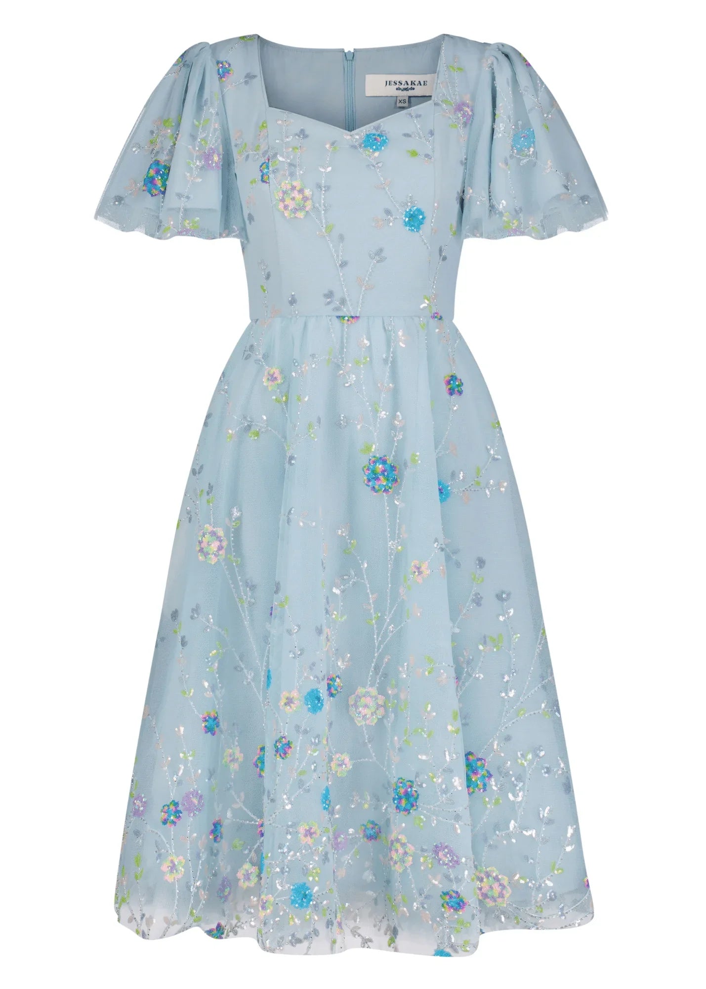 Shimmer Dress Dresses - JessaKae - Shimmer Dress - Blue / XXS