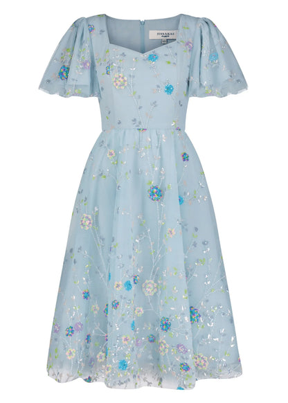 Shimmer Dress Dresses - JessaKae - Shimmer Dress - Blue / XXS