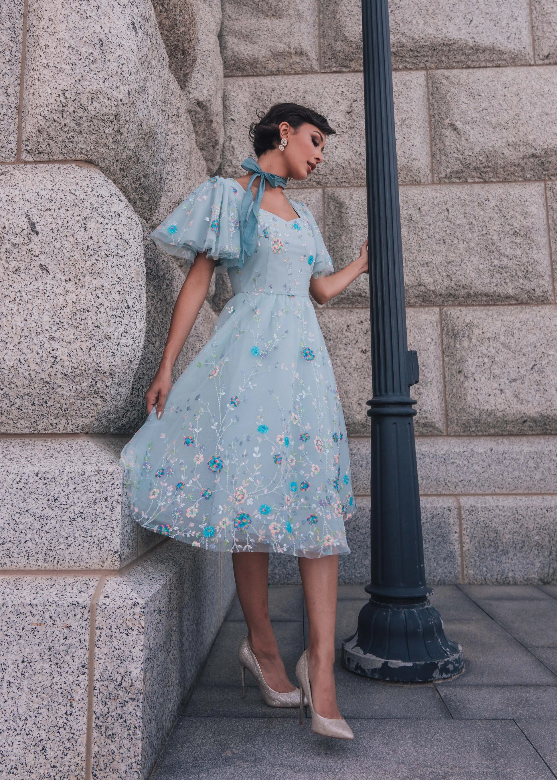 Shimmer Dress Dresses - JessaKae - Shimmer Dress - Shimmer Black / XXS