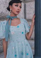 chic size inclusive model wearing JessaKae Shimmer Dress Dresses