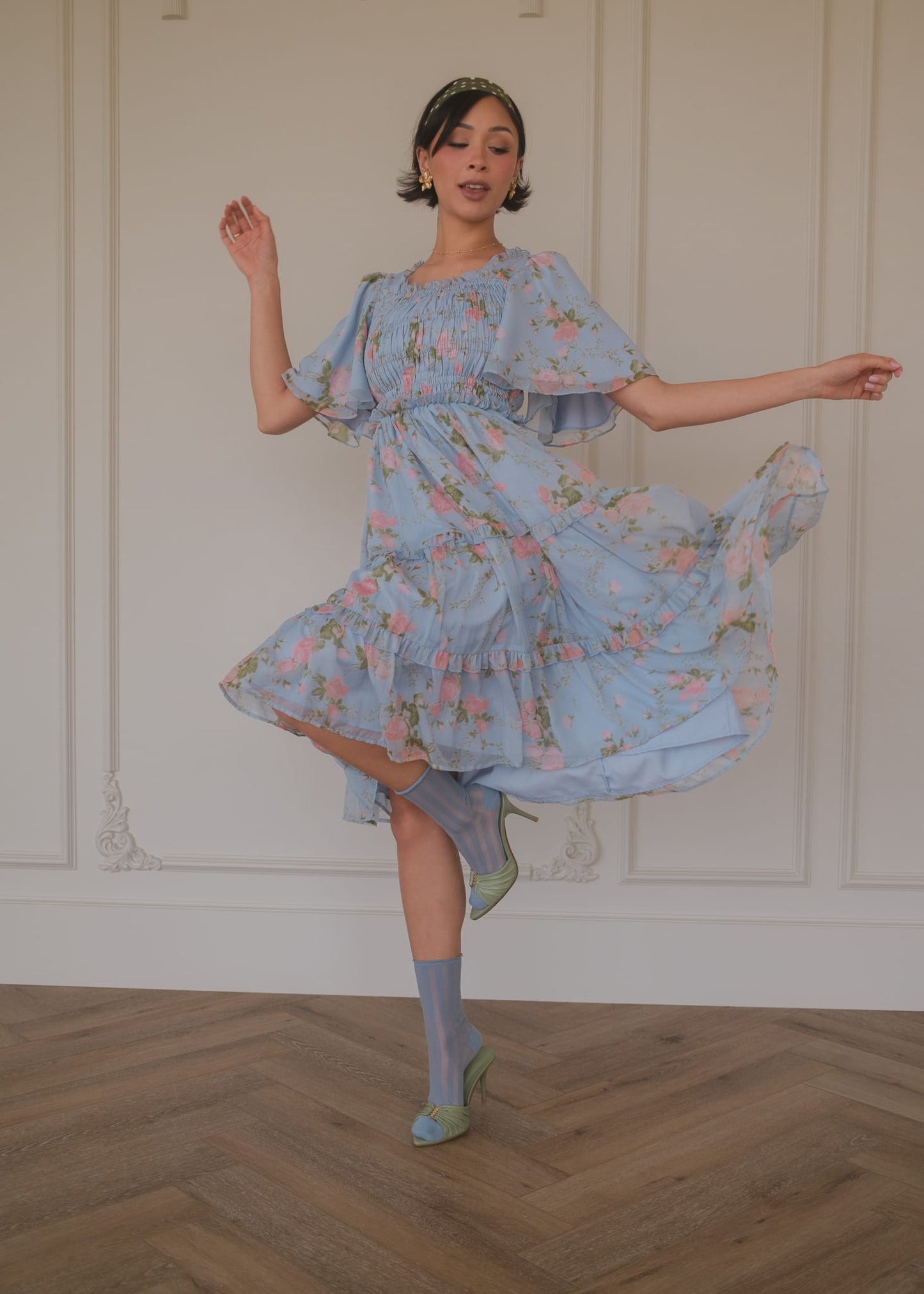 chic size inclusive model wearing JessaKae Siena Dress Dresses