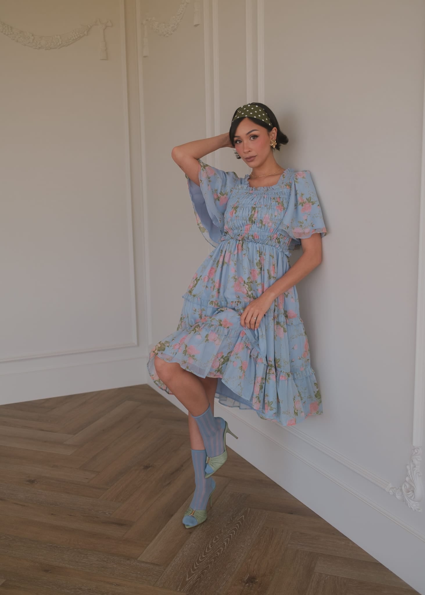 chic size inclusive model wearing JessaKae Siena Dress Dresses