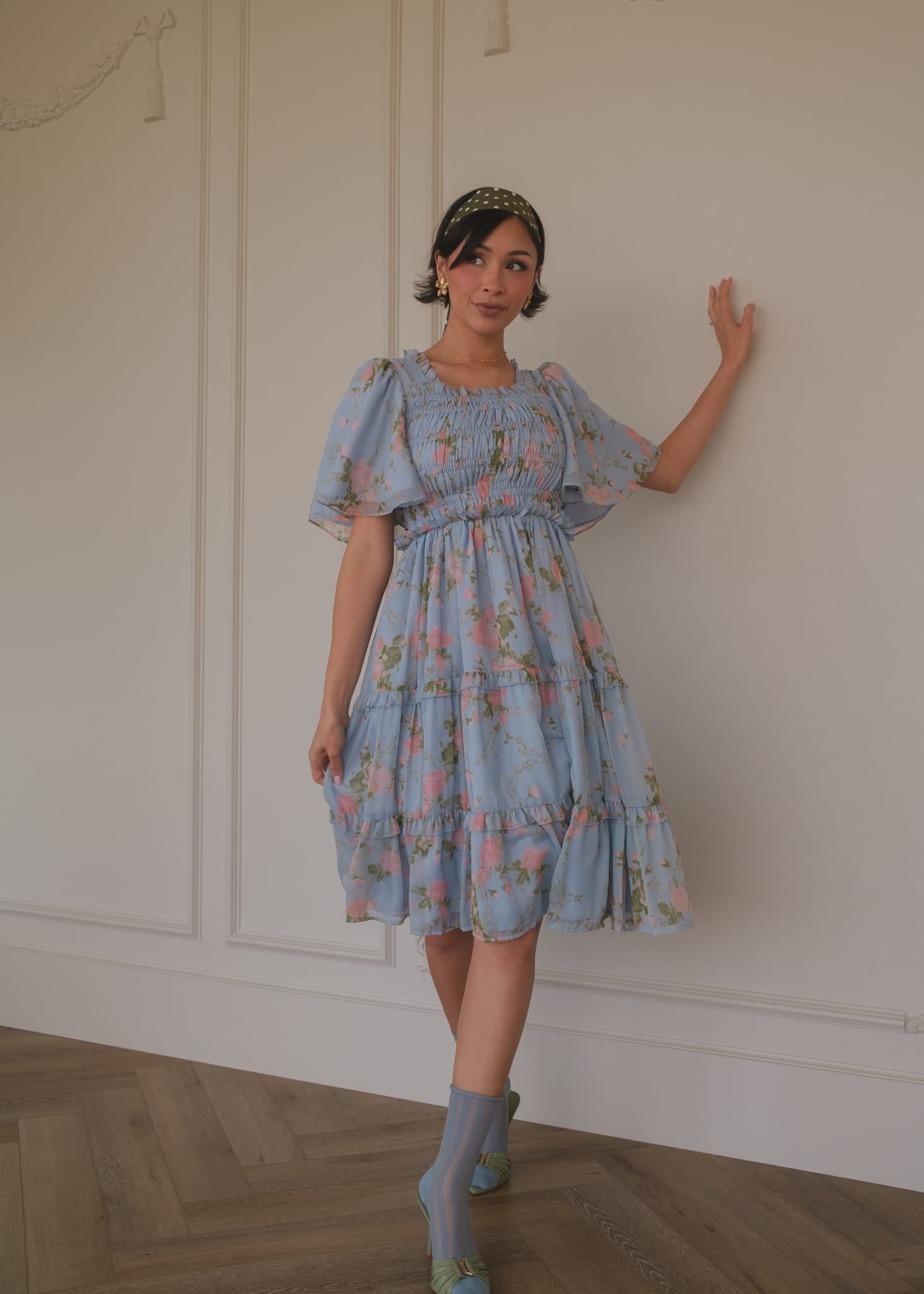 chic size inclusive model wearing JessaKae Siena Dress Dresses