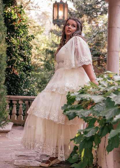 Snowflake Dress Dresses - JessaKae - Snowflake Dress - Cream / XXS