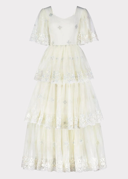 snowflake dress White 1950s Off Shoulder Snowflake Dress
