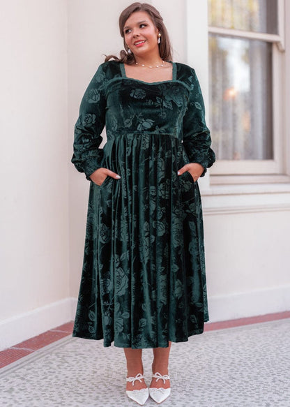 chic size inclusive model wearing JessaKae Sophie Dress Dresses