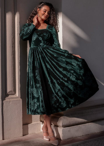 chic size inclusive model wearing JessaKae Sophie Dress Dresses