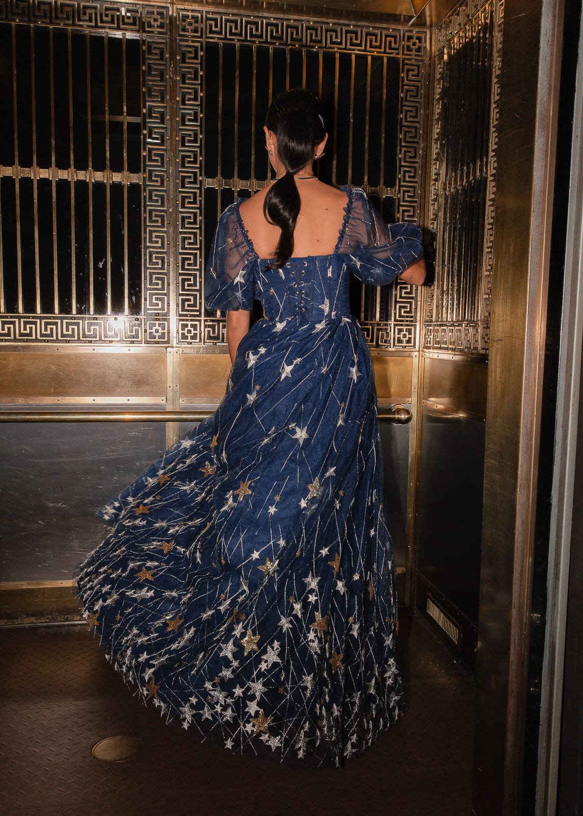 chic size inclusive model wearing JessaKae Starla Dress