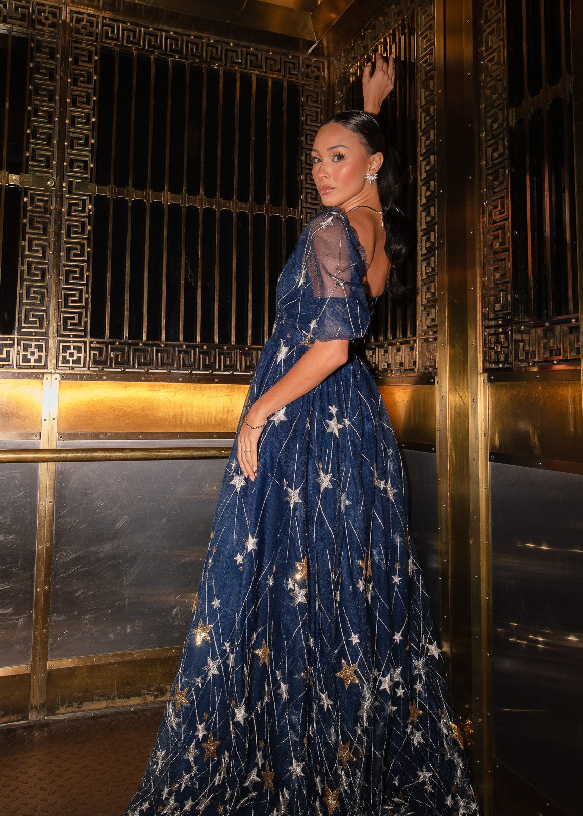 chic size inclusive model wearing JessaKae Starla Dress