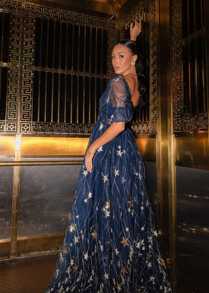 chic size inclusive model wearing JessaKae Starla Dress