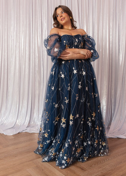 chic size inclusive model wearing JessaKae Starla Dress