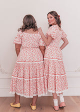 chic size inclusive model wearing JessaKae Strawberry Shortcake Dress Dresses