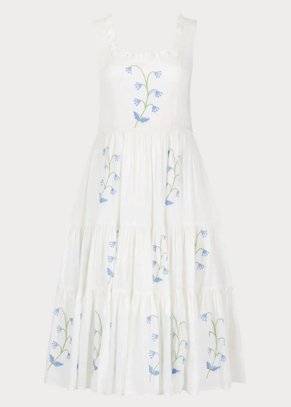 Summer Meadow Dress Dresses - JessaKae - Summer Meadow Dress - White Meadow / XXS