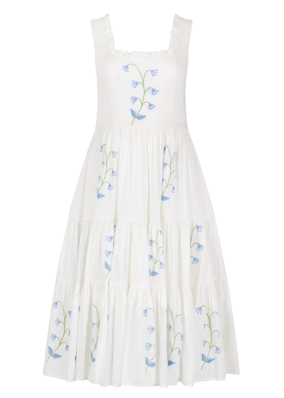 Summer Meadow Dress - White Meadow