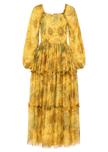 Sunflower Fields Dress Dresses - JessaKae - Sunflower Fields Dress_Sunflower / XS