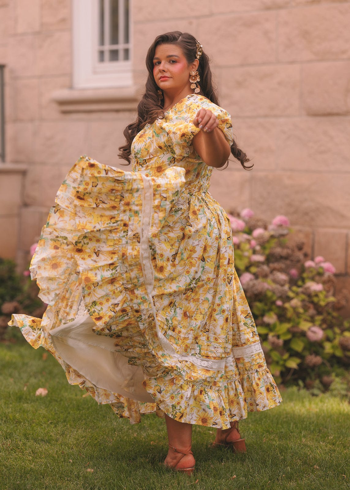Sunflowers Dress | Occasion Dress in Sizes XXS6X | JessaKae Sunflowers Dress | Occasion Dress in Sizes XXS6X | JessaKae