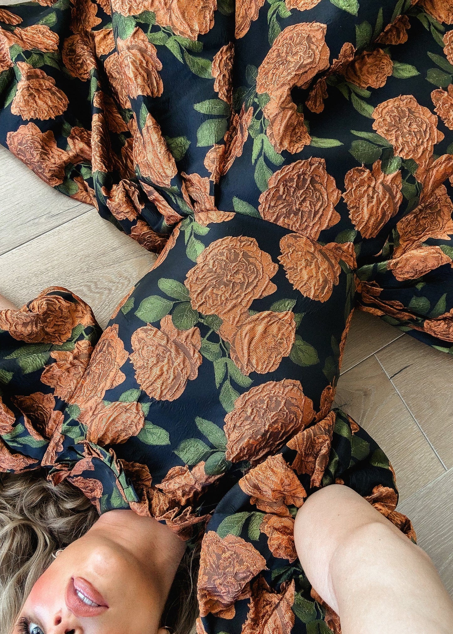 chic size inclusive model wearing JessaKae Sylvie Dress Dresses