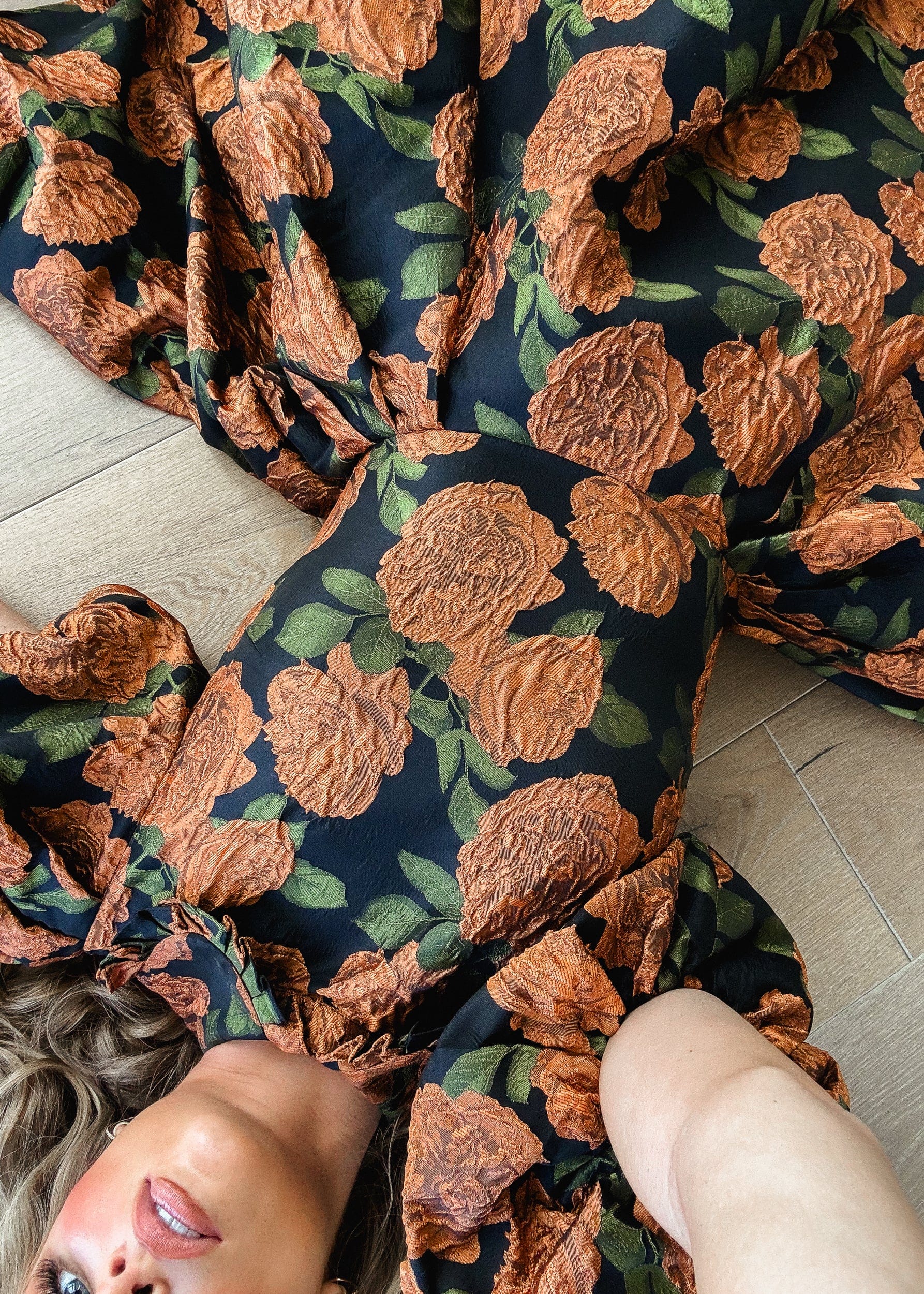 chic size inclusive model wearing JessaKae Sylvie Dress Dresses