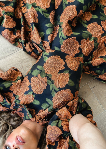 chic size inclusive model wearing JessaKae Sylvie Dress Dresses