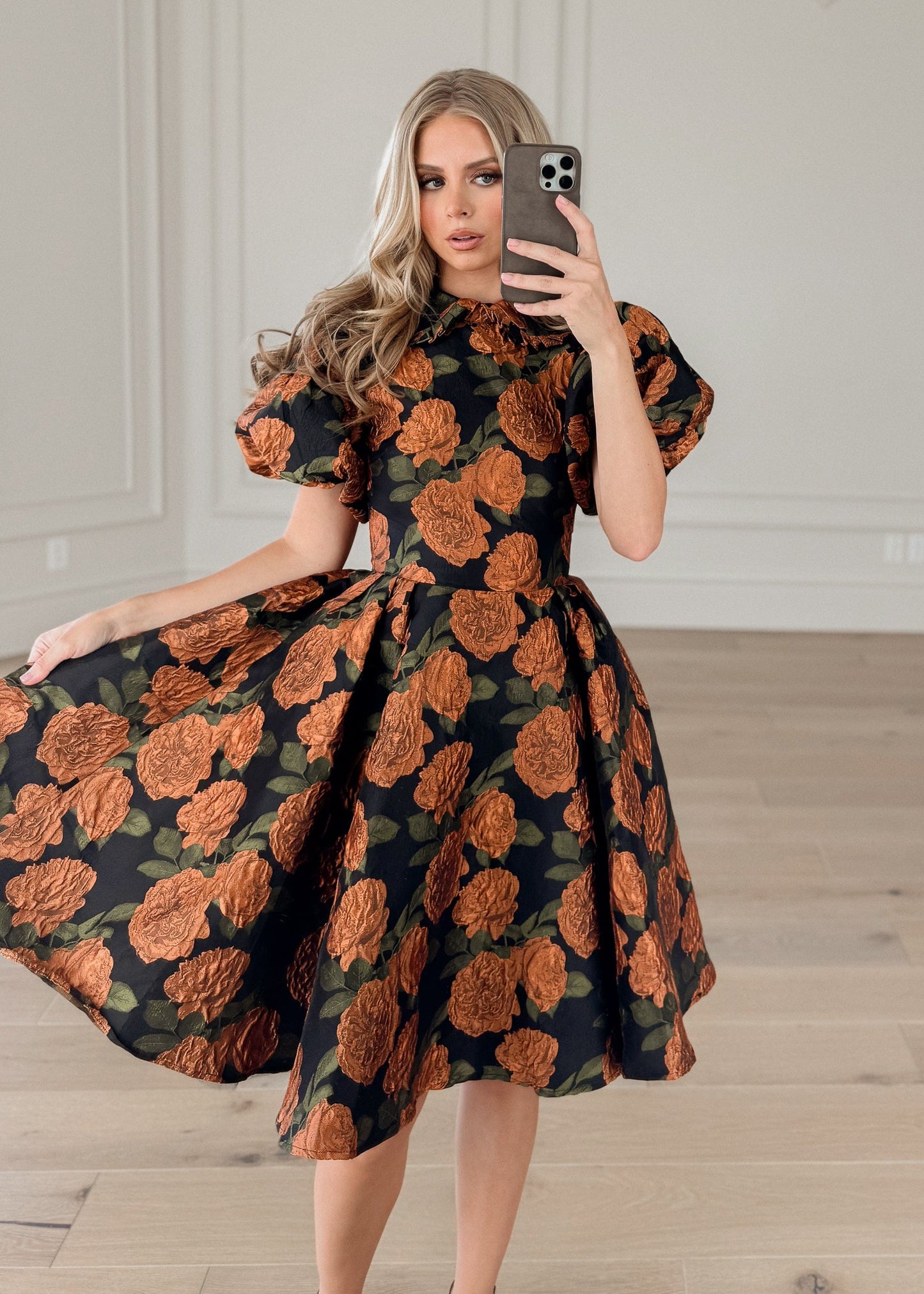 chic size inclusive model wearing JessaKae Sylvie Dress Dresses