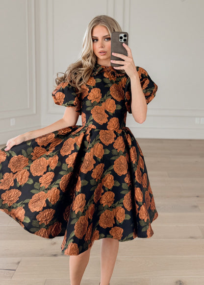 chic size inclusive model wearing JessaKae Sylvie Dress Dresses