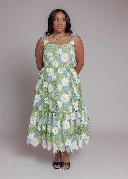 chic size inclusive model wearing JessaKae Tansy Dress Dresses