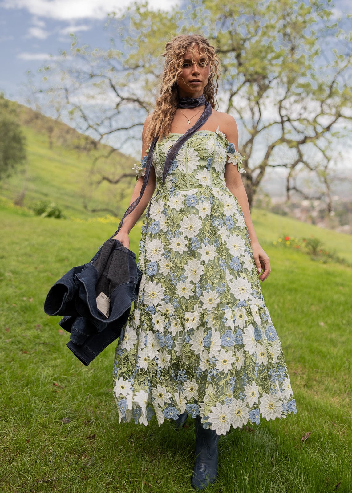 chic size inclusive model wearing JessaKae Tansy Dress Dresses