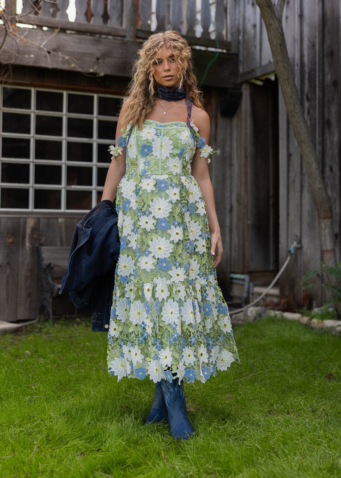 chic size inclusive model wearing JessaKae Tansy Dress Dresses