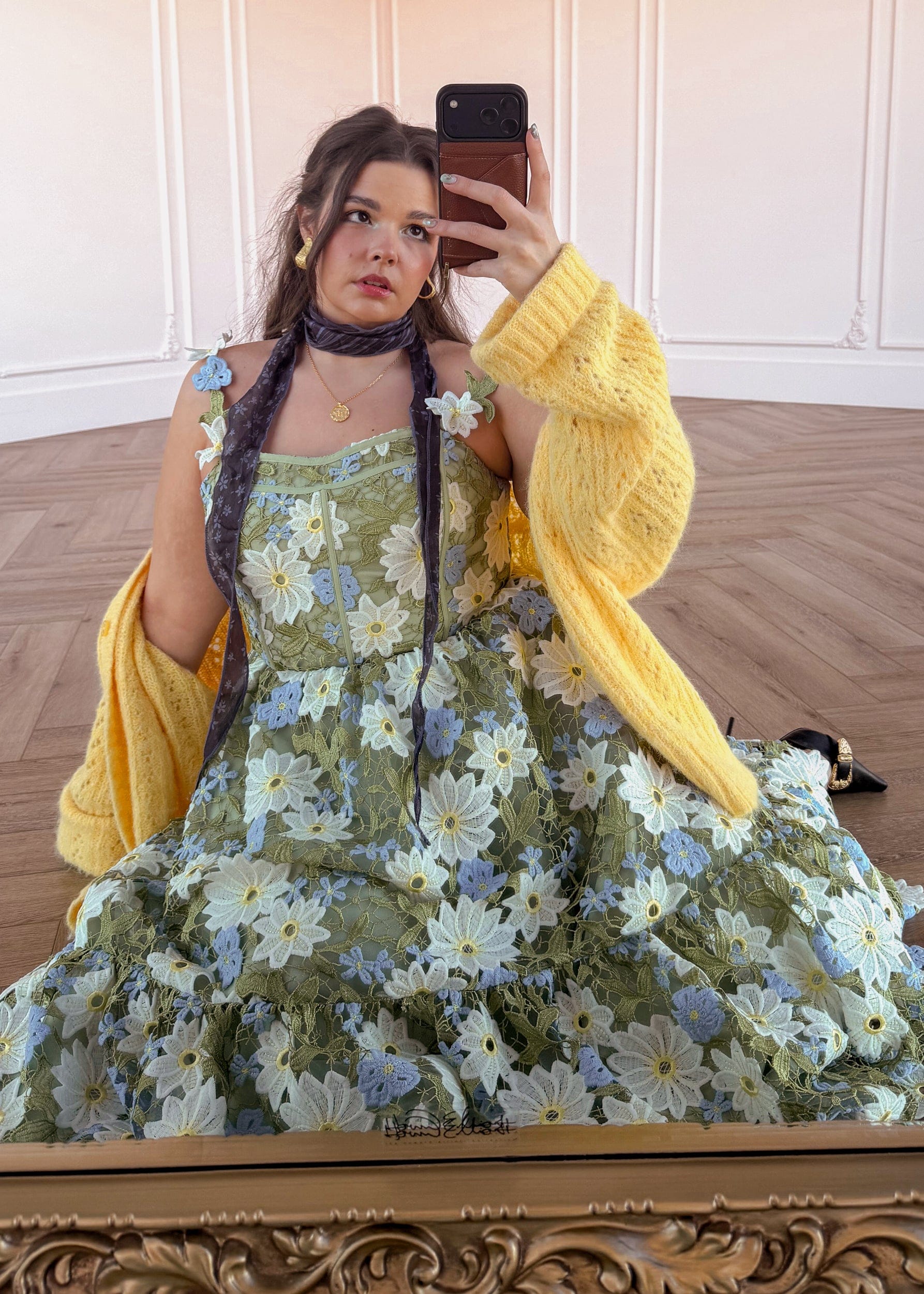 chic size inclusive model wearing JessaKae Tansy Dress Dresses