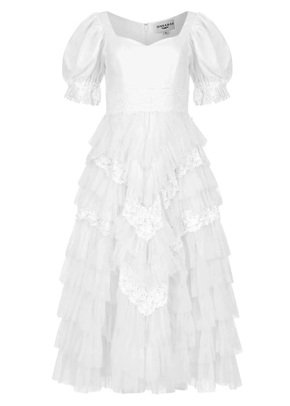 Thumbelina Dress Dresses - JessaKae - Thumbelina Dress - White Lace / XXS