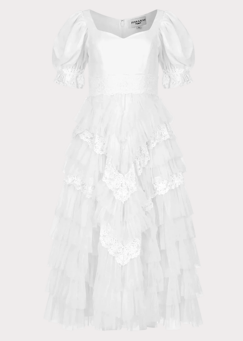 Thumbelina Dress Dresses - JessaKae - Thumbelina Dress - White Lace / XXS