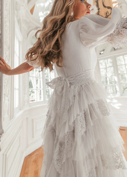 Thumbelina Dress Dresses - JessaKae - Thumbelina Dress - Green Lace / XXS