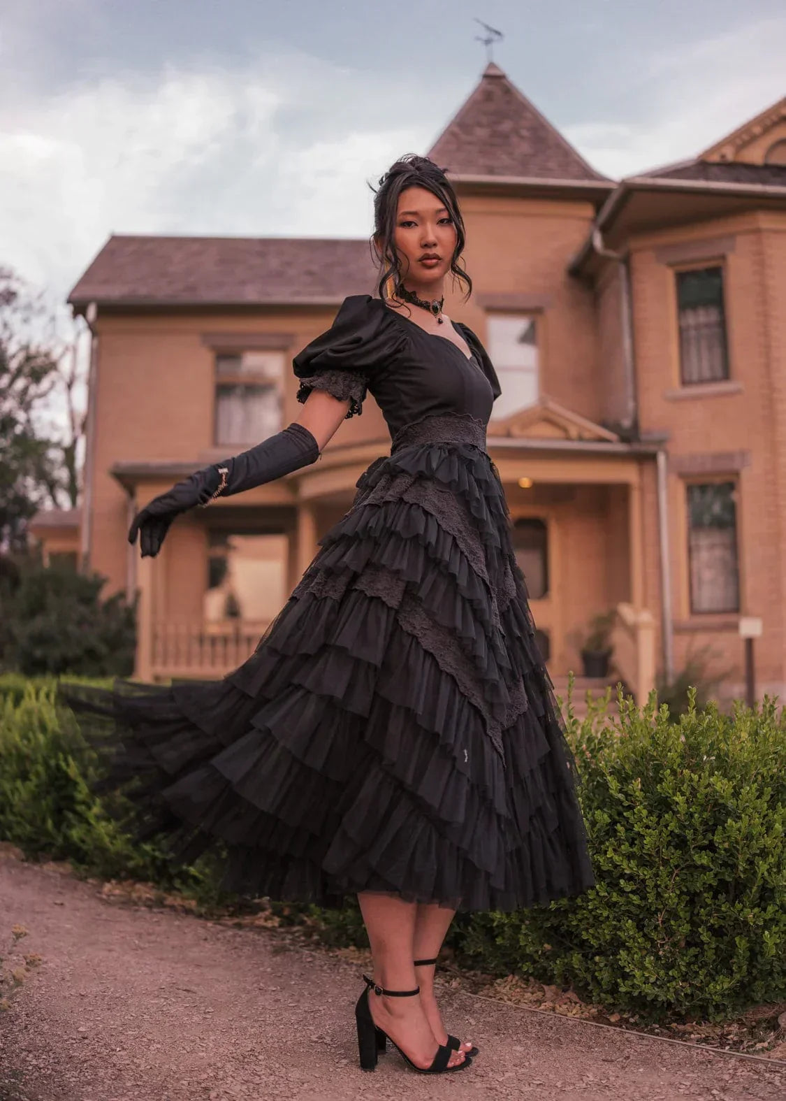 Thumbelina Dress Dresses - JessaKae - Thumbelina Dress - Green Lace / XXS