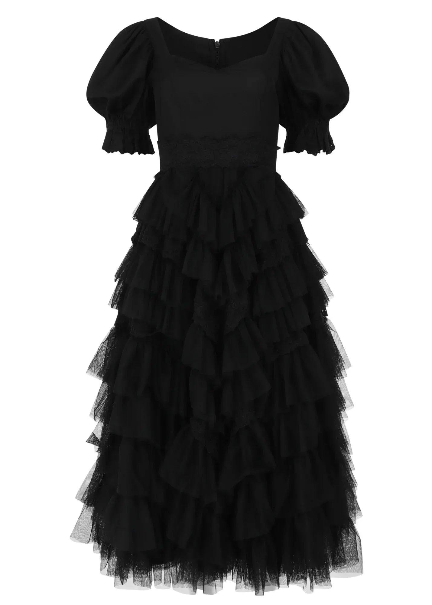 Thumbelina Dress Dresses - JessaKae - Thumbelina Dress - Black Lace / XXS