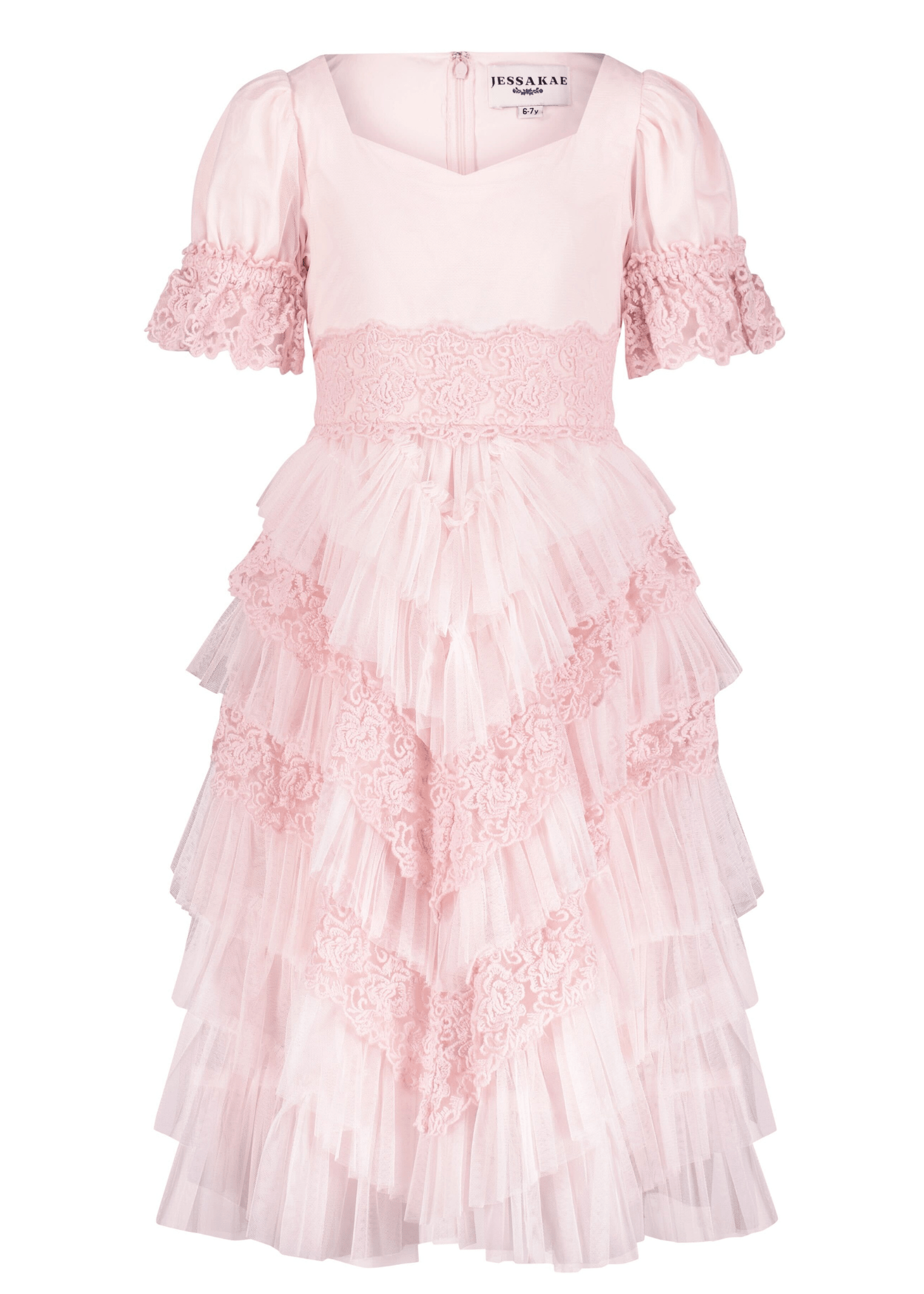 Thumbelina Girls Dress Girls Dress - JessaKae - Thumbelina Girls Dress - Pink / 12-18M