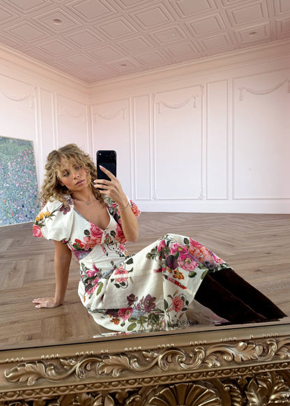 chic size inclusive model wearing JessaKae Valenne Dress