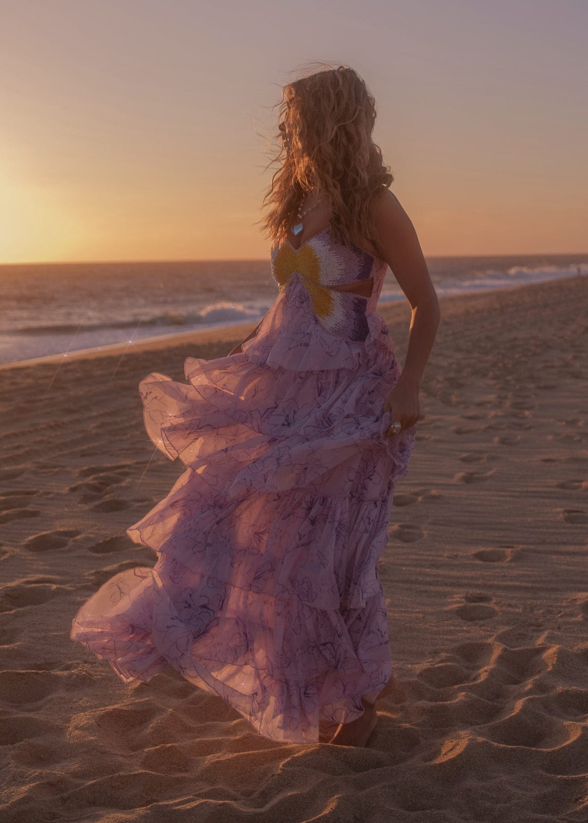 chic size inclusive model wearing JessaKae Vanessa Dress