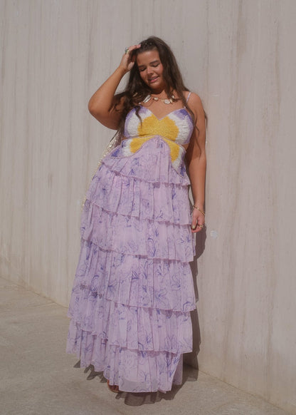 chic size inclusive model wearing JessaKae Vanessa Dress