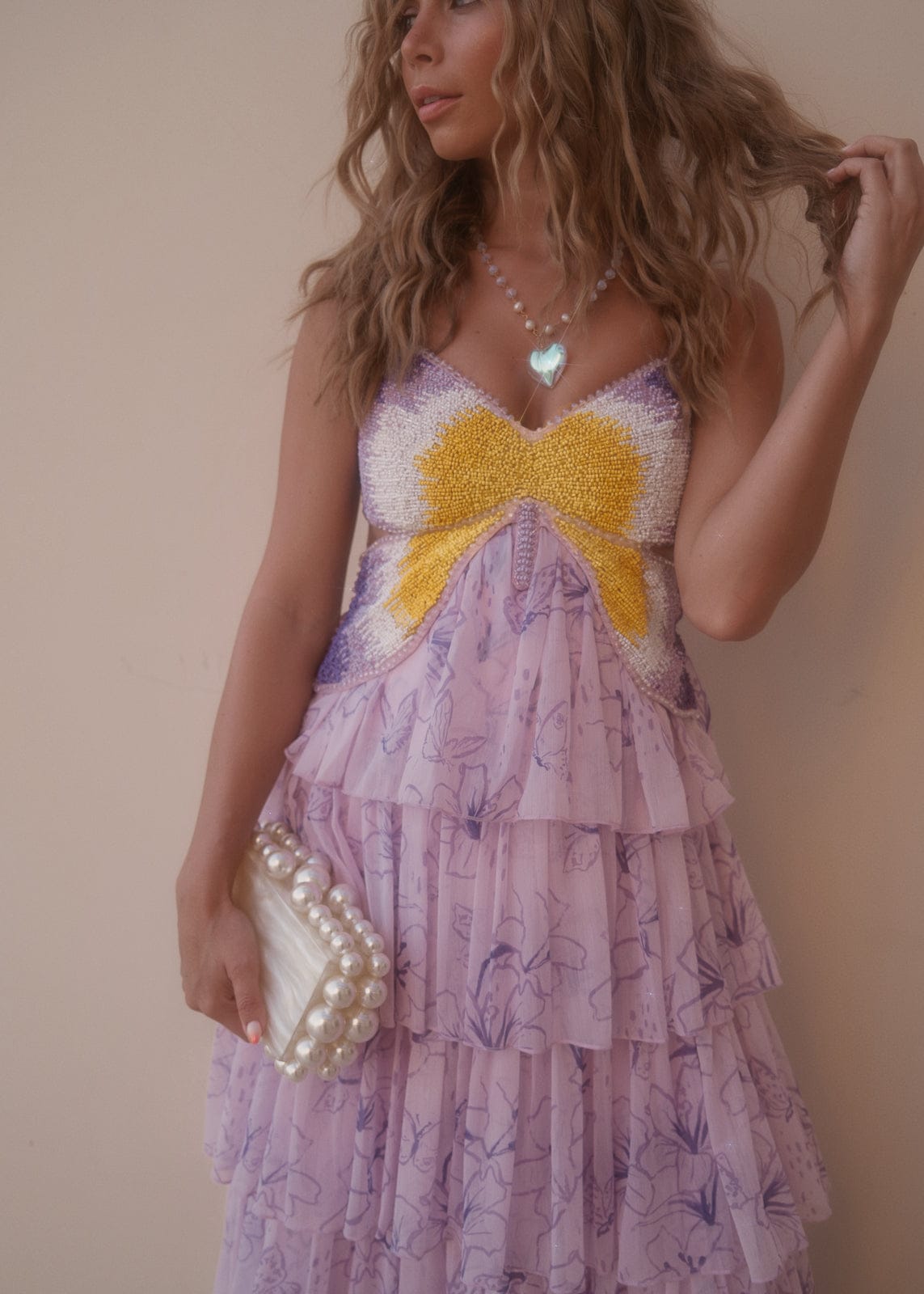 chic size inclusive model wearing JessaKae Vanessa Dress