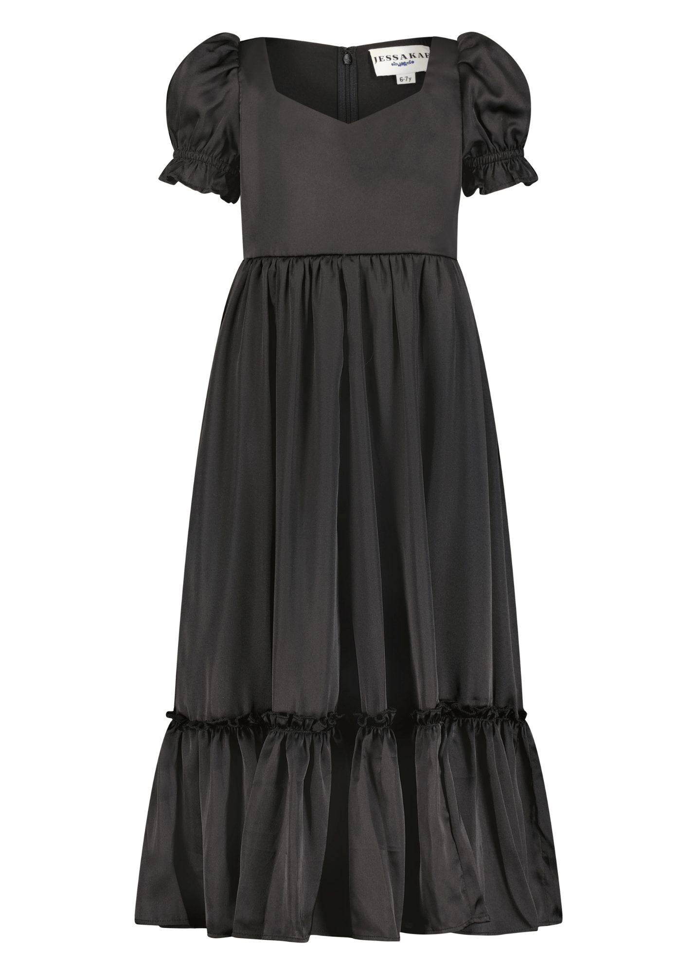 Violette Girls Dress - Black